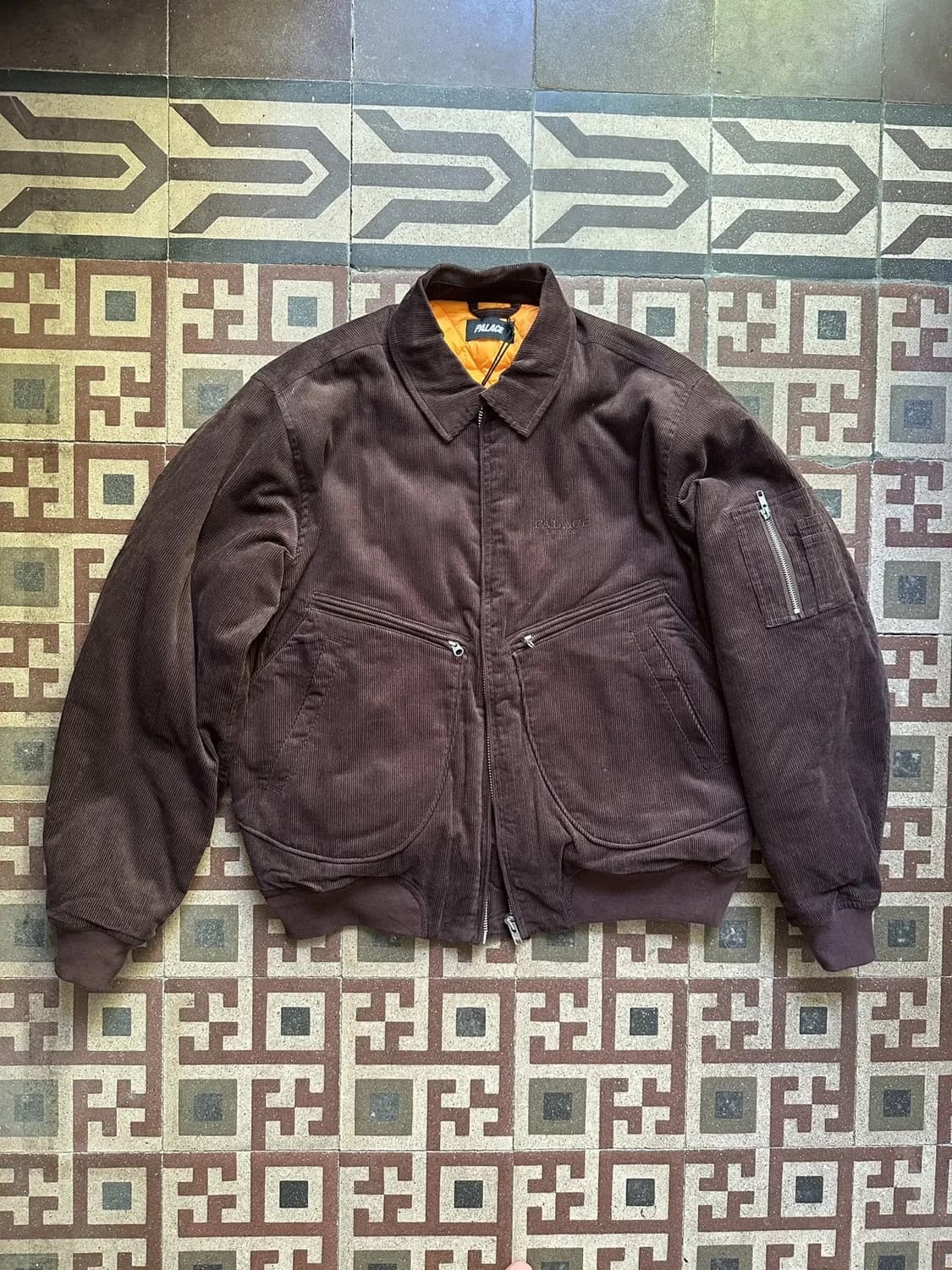 [s] 팔라스 코듀로이 ma-1 자켓 브라운 상품이미지7