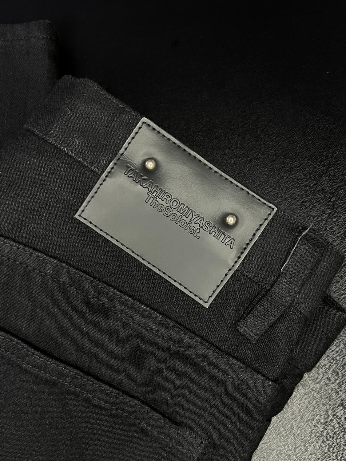 타카히로미야시타 x 마인데님 21FW 블랙 데님팬츠 상품이미지5