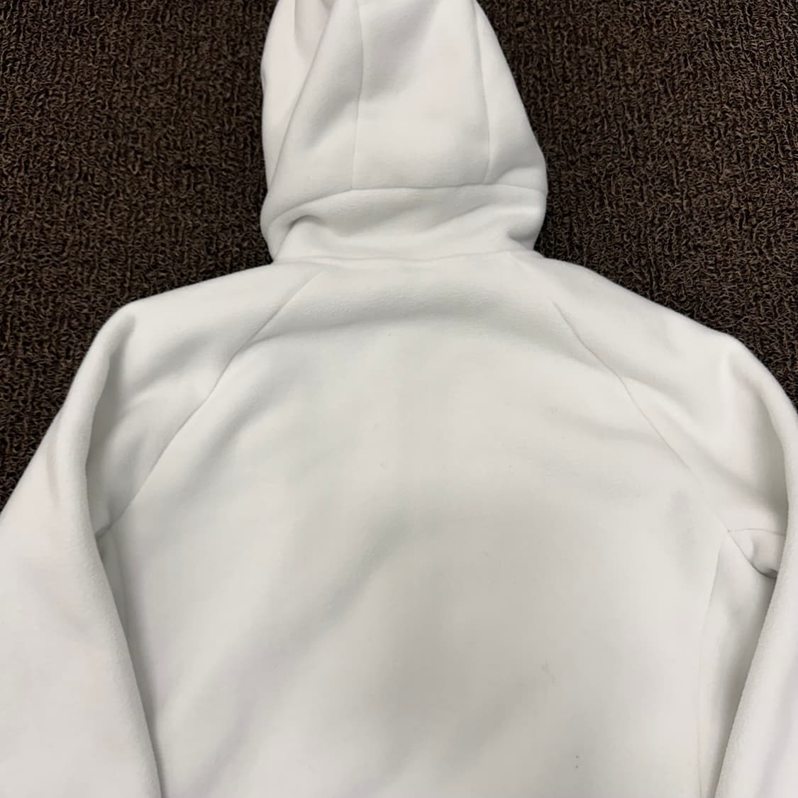 디스커버리 후리스 후드 집업 화이트 상품이미지6