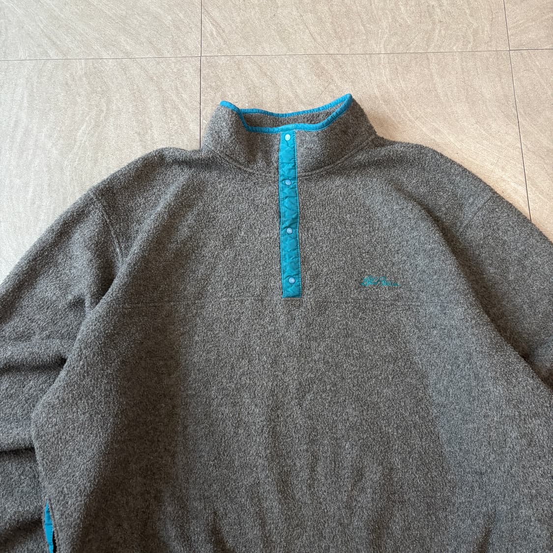 90s L.L.bean 90년대 생산 엘엘빈 그레이 신칠라 스냅티 상품이미지3