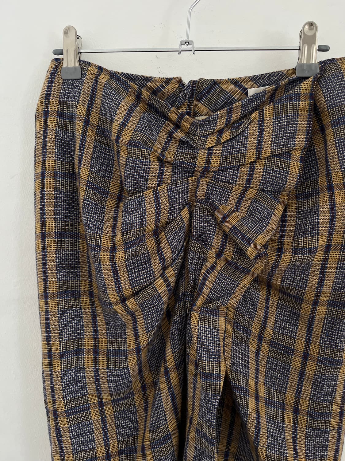 front point check skirt 상품이미지5