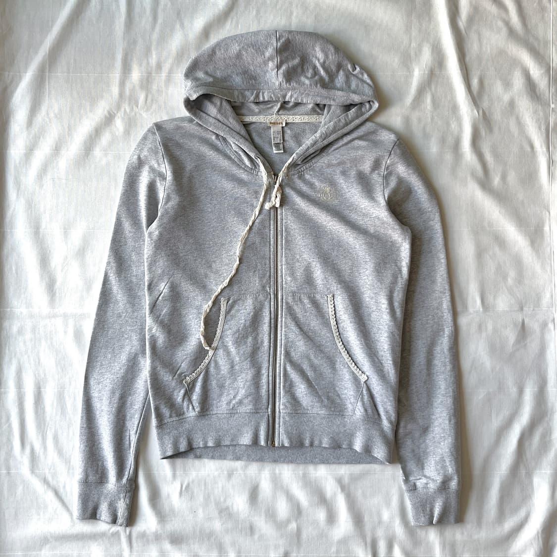 DIESEL lace point hood zip-up 상품이미지4