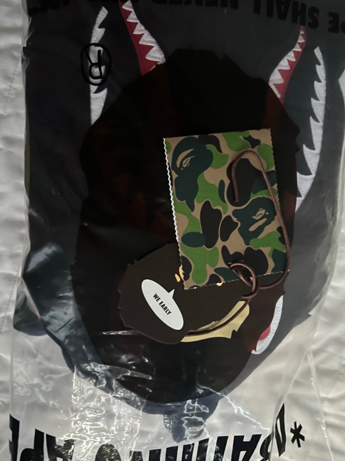 베이프 후드집업 블랙 상품이미지2