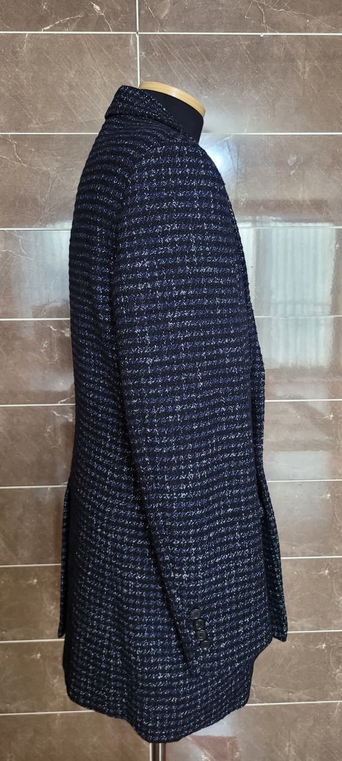 (남성100사이즈) SIEG 지이크 하프 코트(모60) 상품이미지3