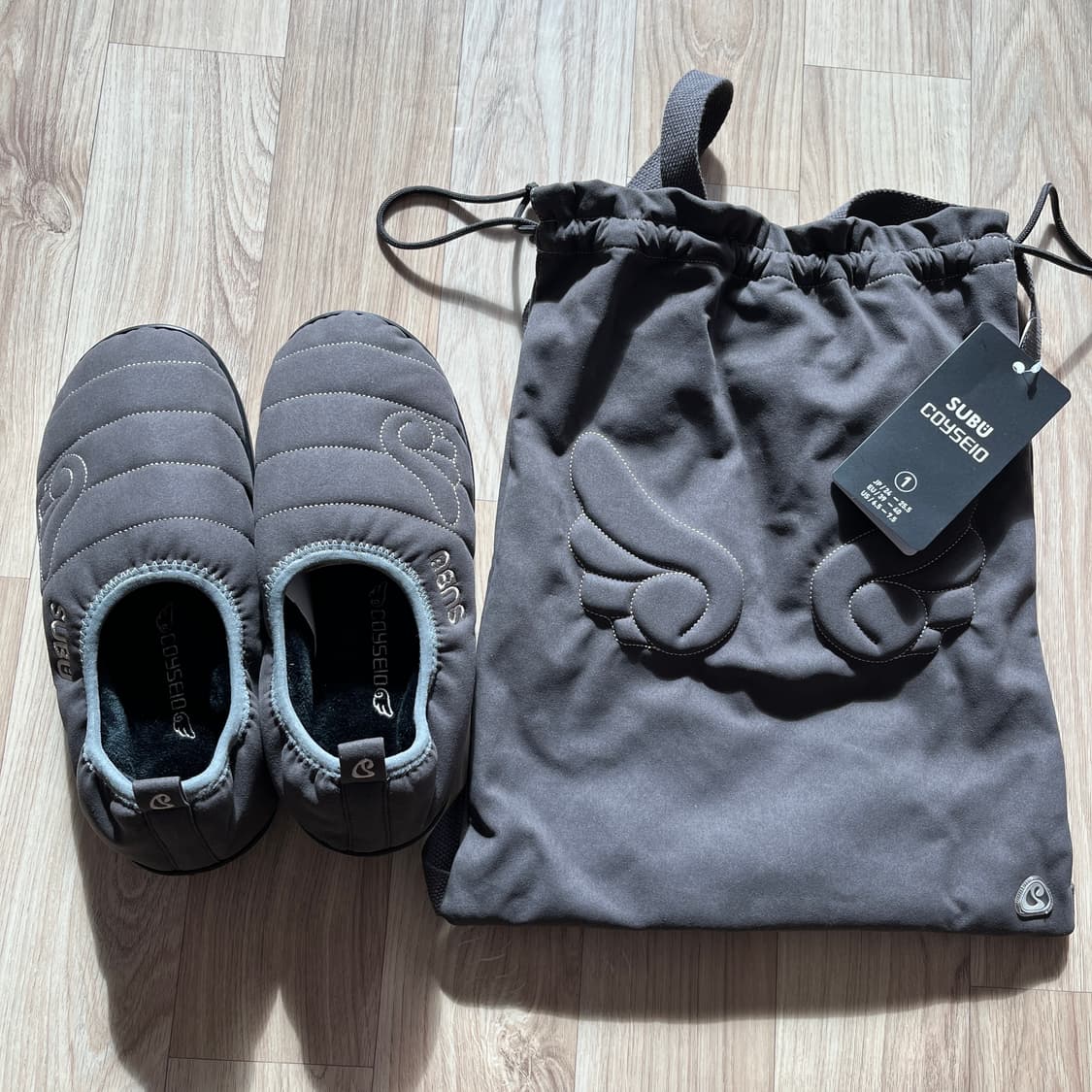 코이세이오 스부 엔젤윙 패딩슈즈 가방 새상품 사이즈 1 상품이미지6