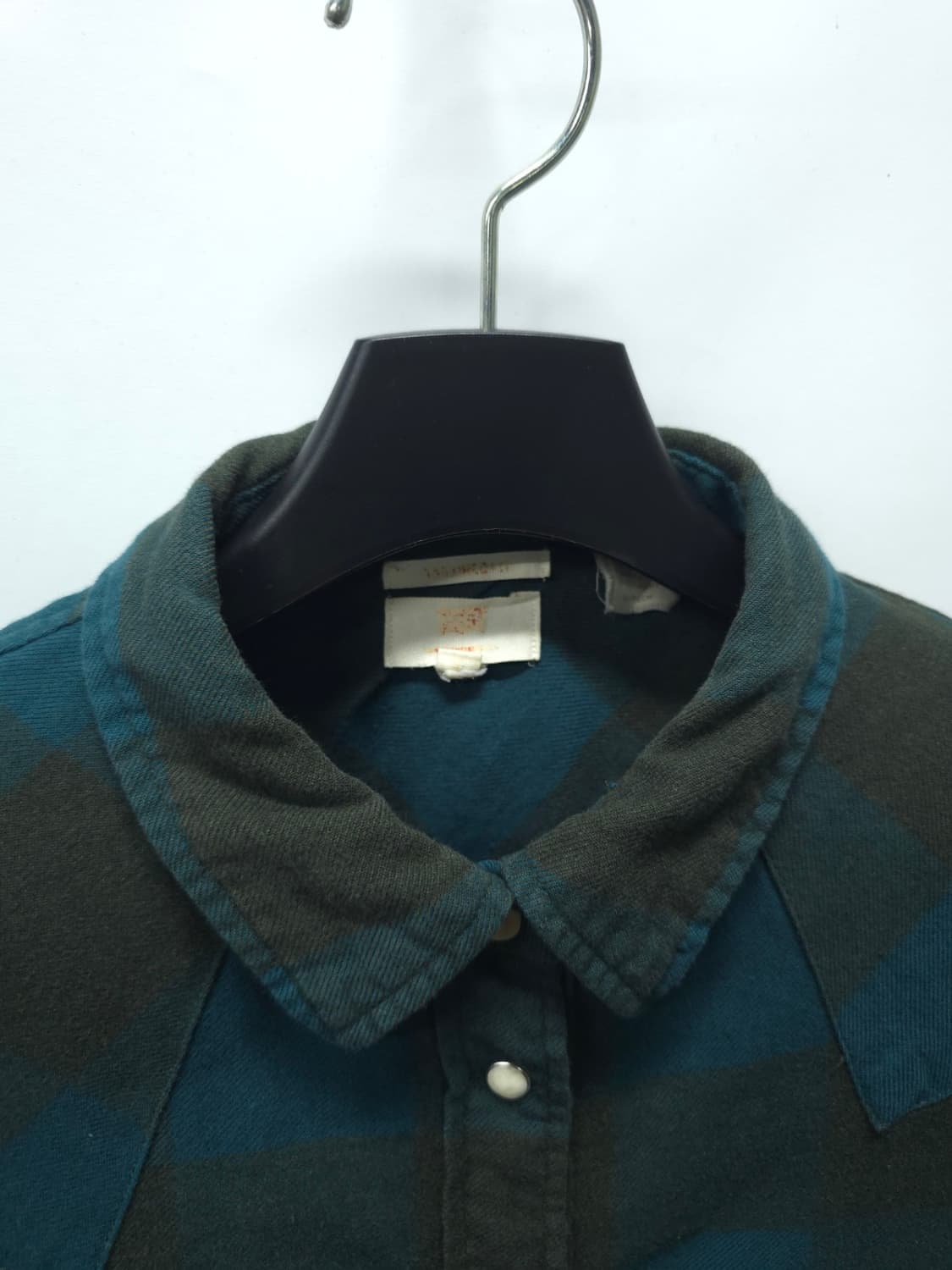 리바이스 그린체크 웨스턴 셔츠 (여성XS) 상품이미지6