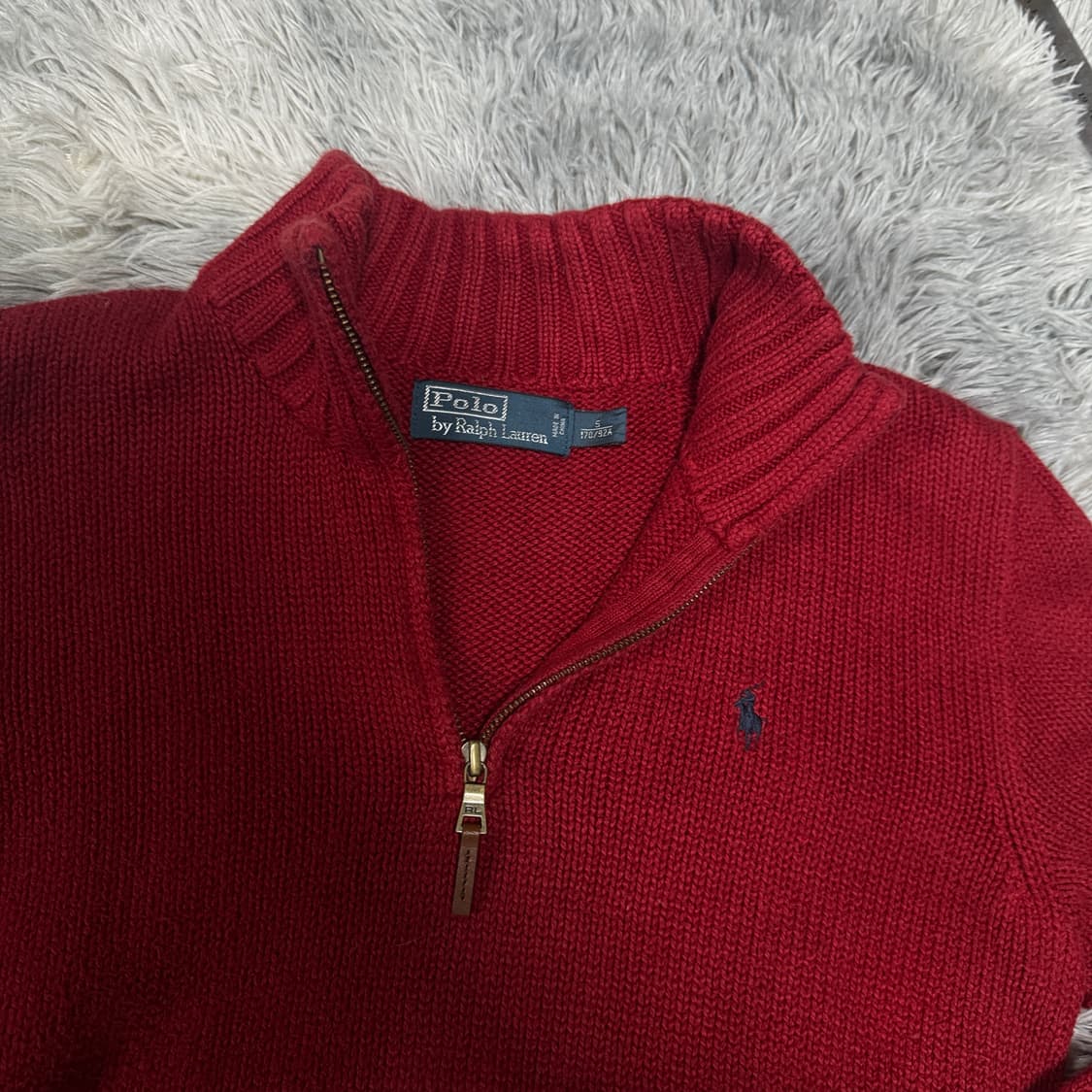 폴로랄프로렌  반집업니트 S사이즈  상품이미지2