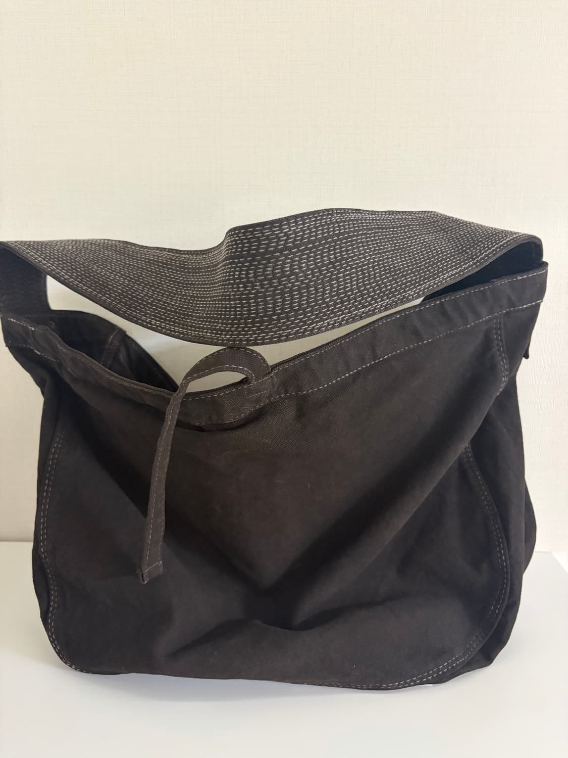 타이가타카하시 뉴스보이백 Mud Dyed Brown 상품이미지2