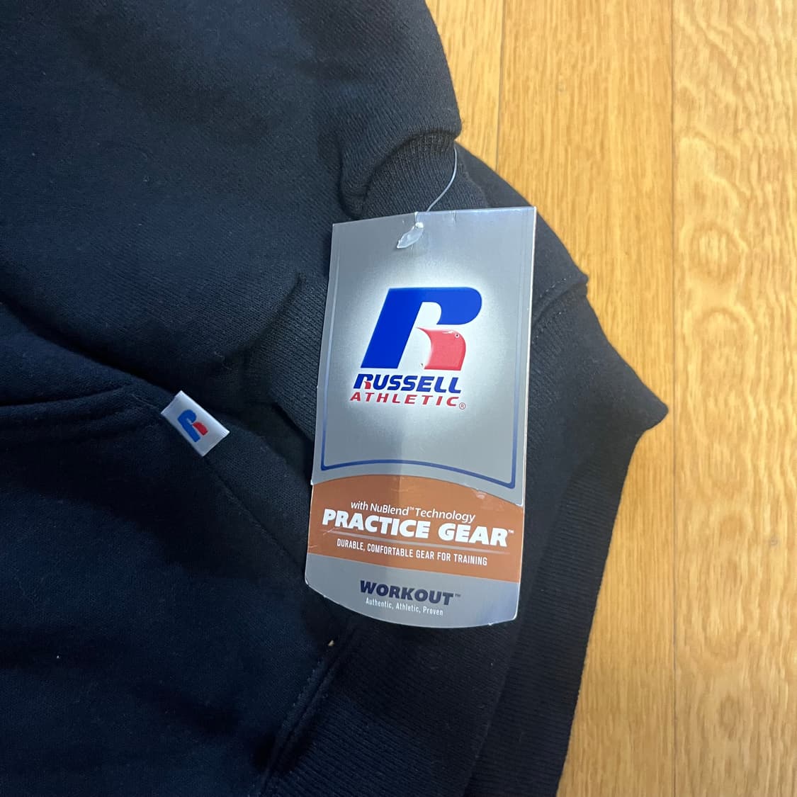 [XXL] 데드스탁 00s 빈티지 러셀 후드 블랙 상품이미지4