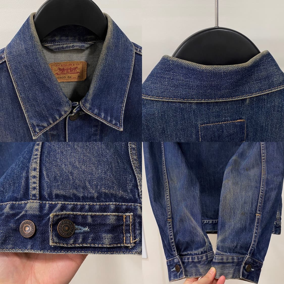 리바이스 00s 70500 유럽판 데님 트러커 자켓 상품이미지7