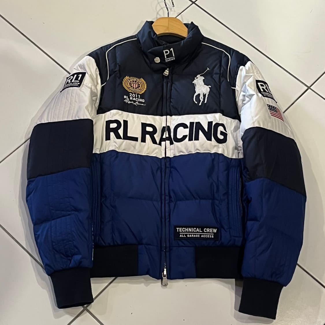 폴로 랄프로렌 빅포니 레이싱 패딩 자켓 점퍼 상품이미지1