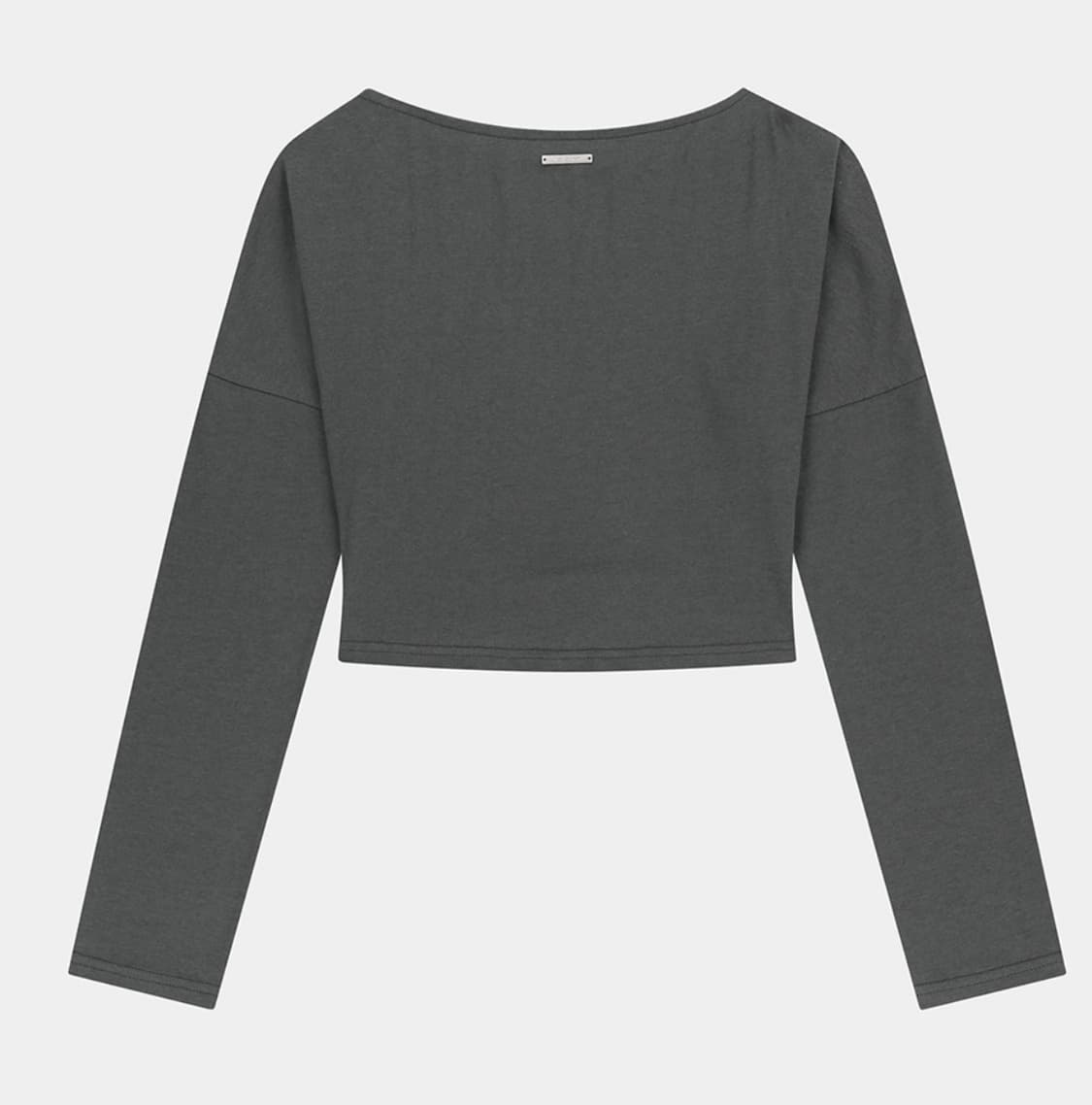 에트오소메 숄더라인 롱슬리브 차콜 Free 상품이미지4