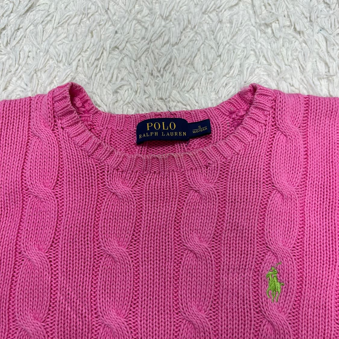 Polo Ralph Lauren Pink Cable Knit 상품이미지6