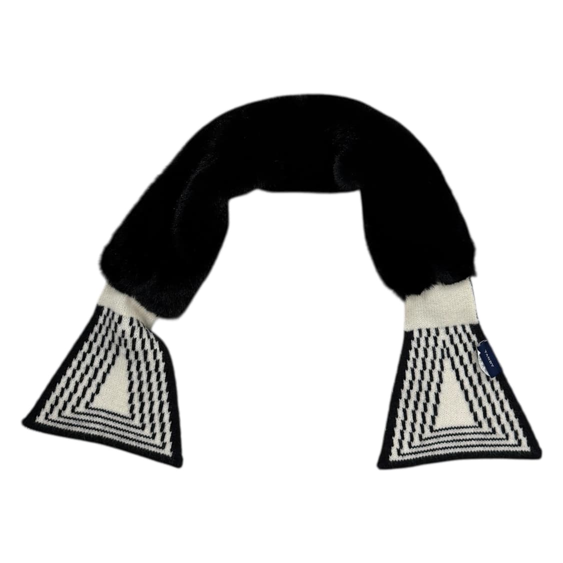 TANDY 탠디 페이크 끼움 머플러 목도리 블랙 상품이미지2