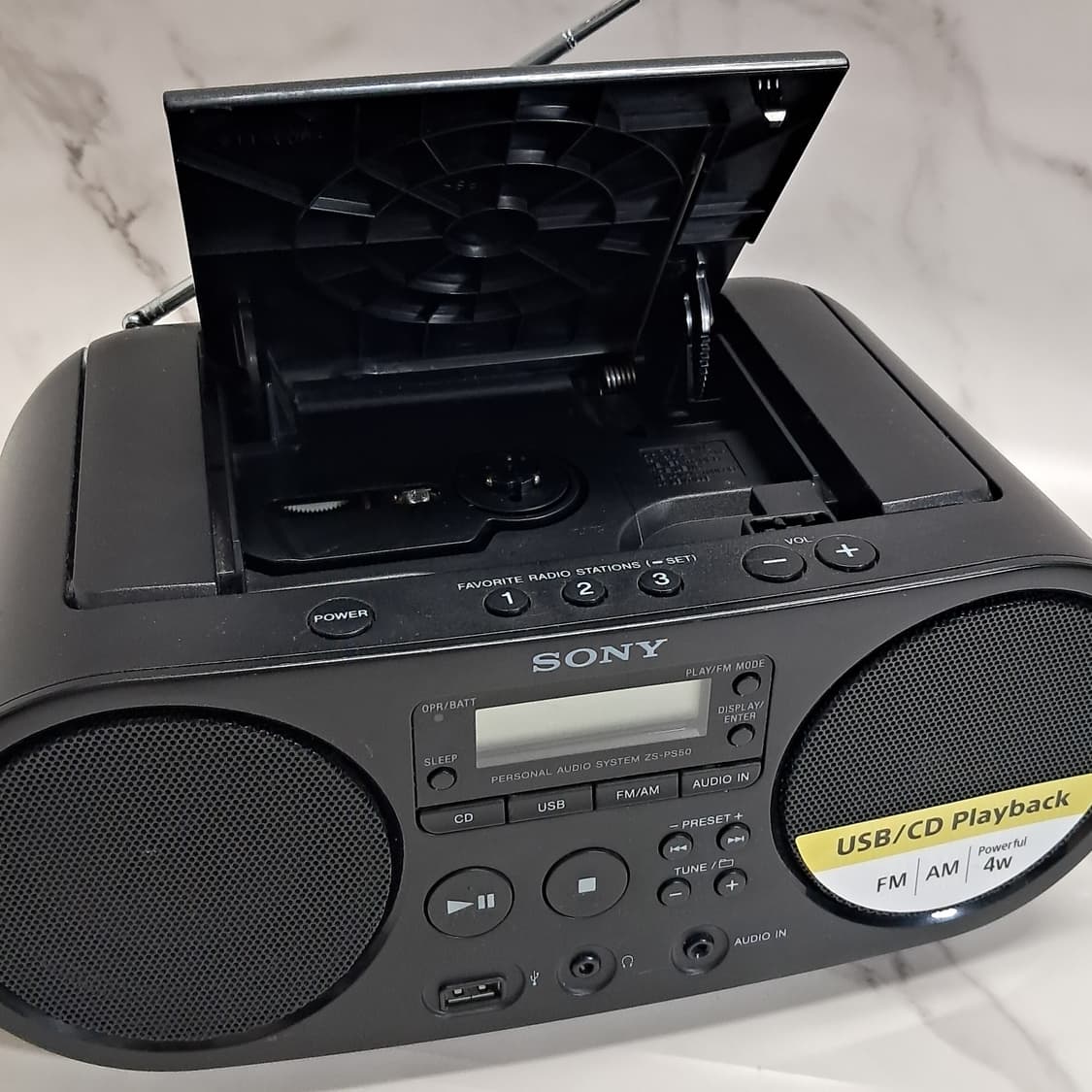 소니 CD 플레이어 / 라디오 포터블 붐박스 ZS-PS50 상품이미지4
