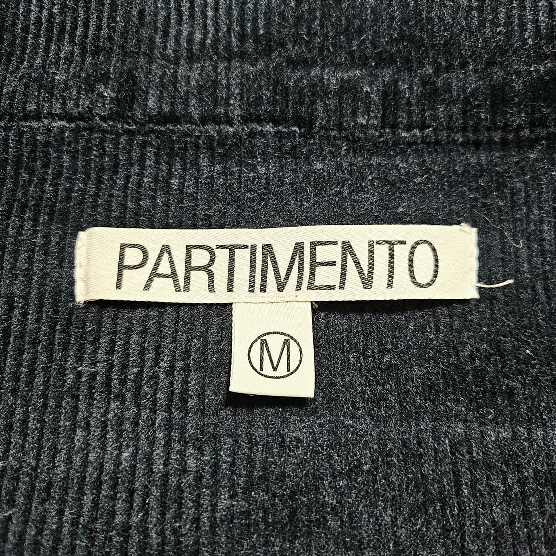 [M(105)][파르티멘토] 워시드 코듀로이 트러커 자켓 다크 네이비 상품이미지7