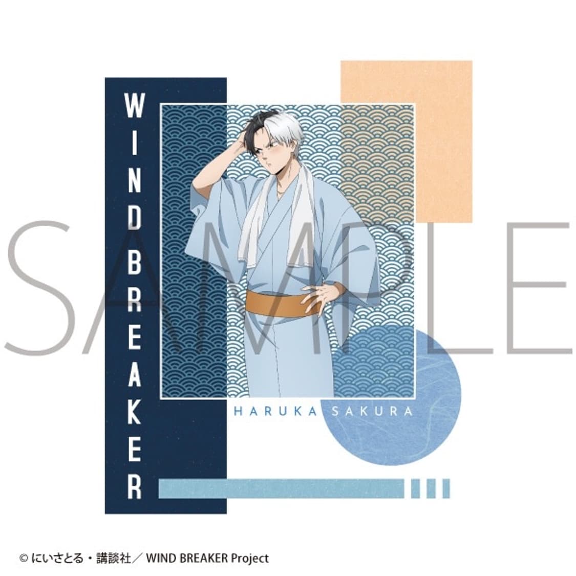 윈드브레이커 사쿠라 하루카 티셔츠 Space A la mode 상품이미지2