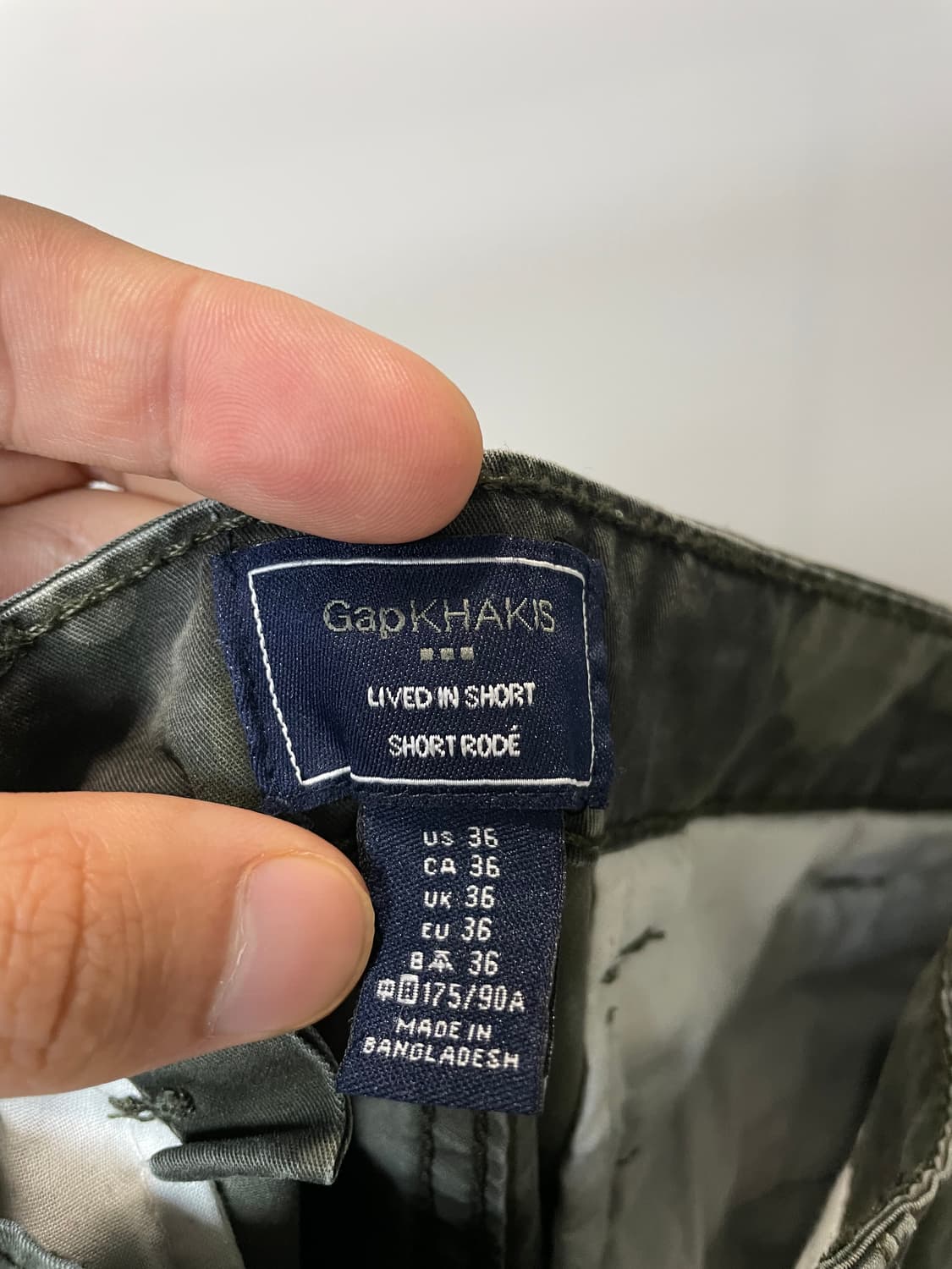 (36) Gap Khakis 갭 카키스 카모 패치 반바지 상품이미지4