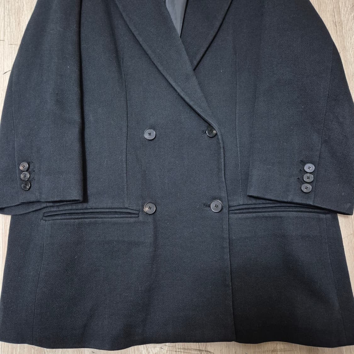 스튜디오 톰보이 여성 코튼 더블 브레스티드 숏코트 F(FREE) 상품이미지3