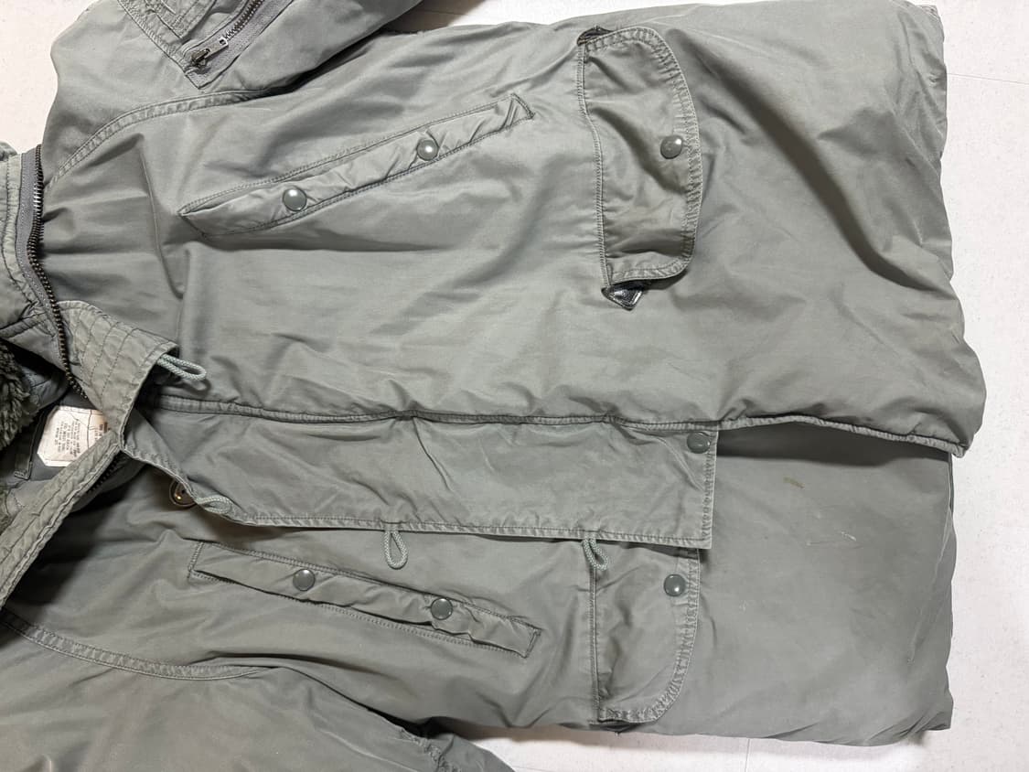 n3b 오리지널 미군 밀리터리 m ma1 m65 패딩 파카 상품이미지4