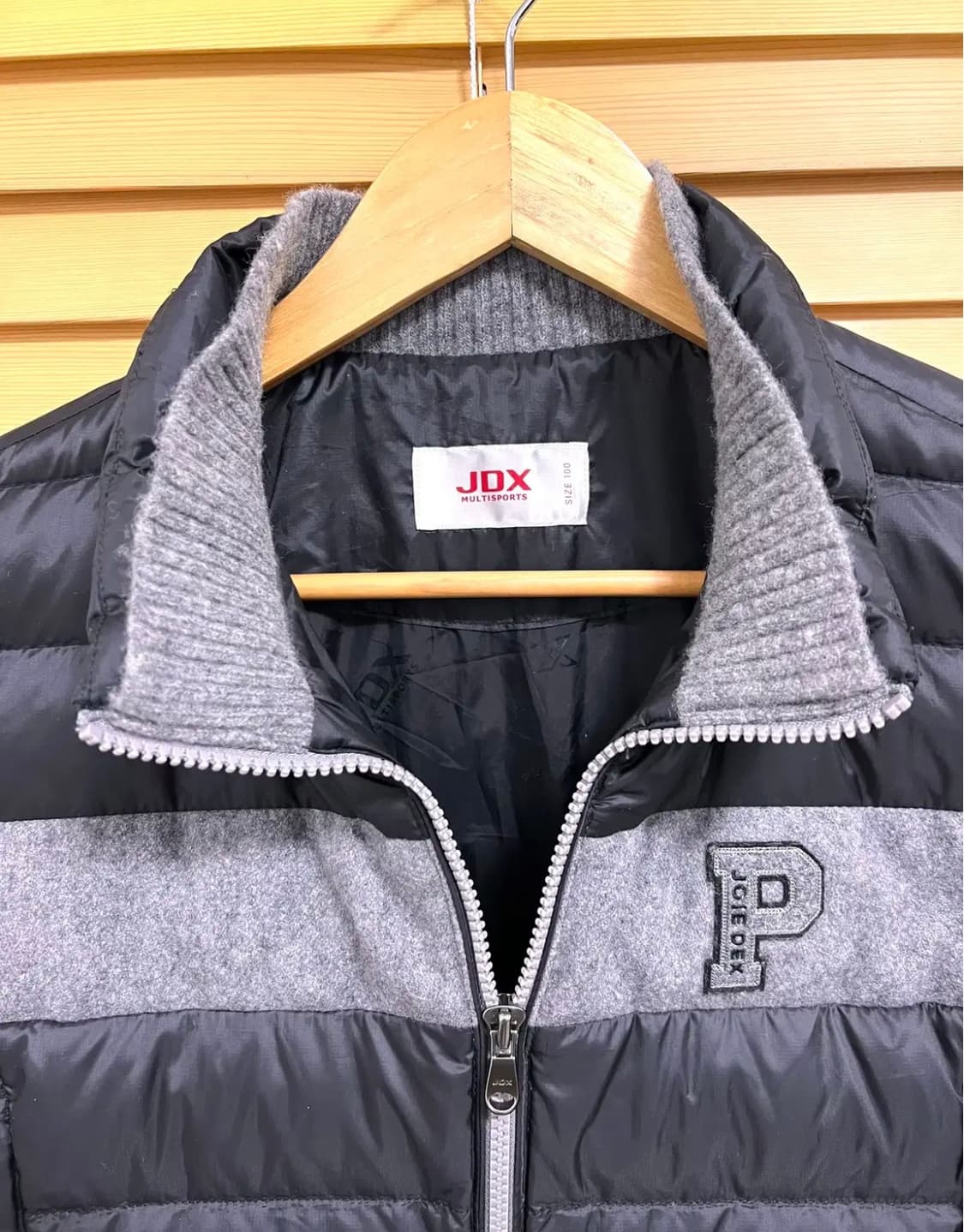 JDX 여성 울혼방 방풍집업패딩점퍼 상품이미지4