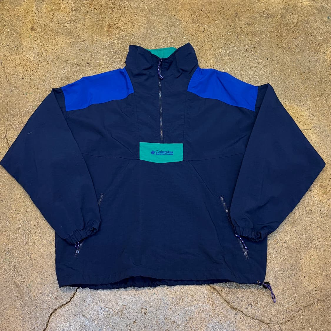 레어 90s USA 빈티지 컬럼비아 아노락 바람막이 상품이미지1