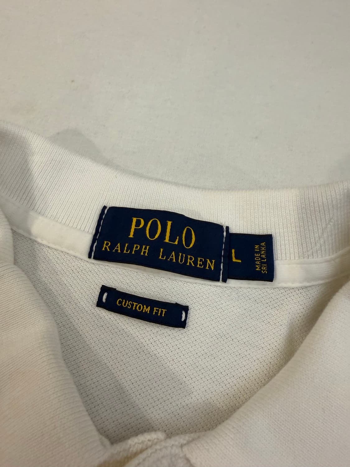 폴로 랄프로렌 빅포니 pk 카라티 화이트 블루 상품이미지3