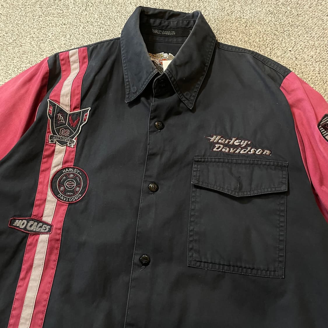 할리데이비슨 코튼 반팔셔츠 상품이미지3