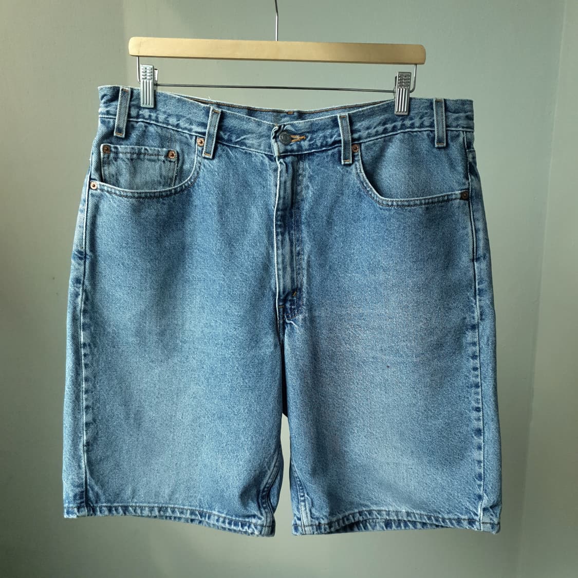 90s Levi's 550 denim shorts 상품이미지1