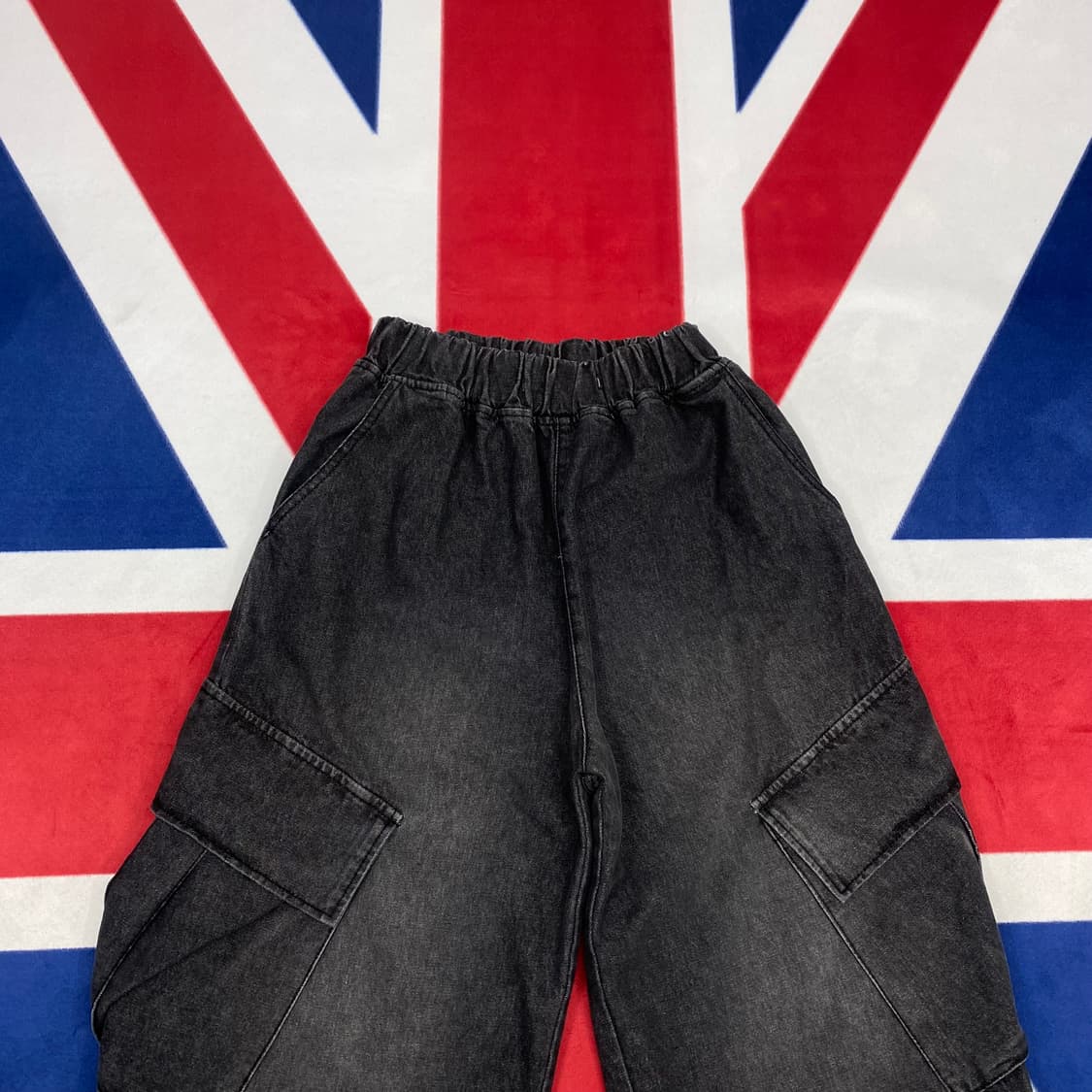 빈티지 밴딩 와이드 카고 팬츠 FREE 상품이미지2