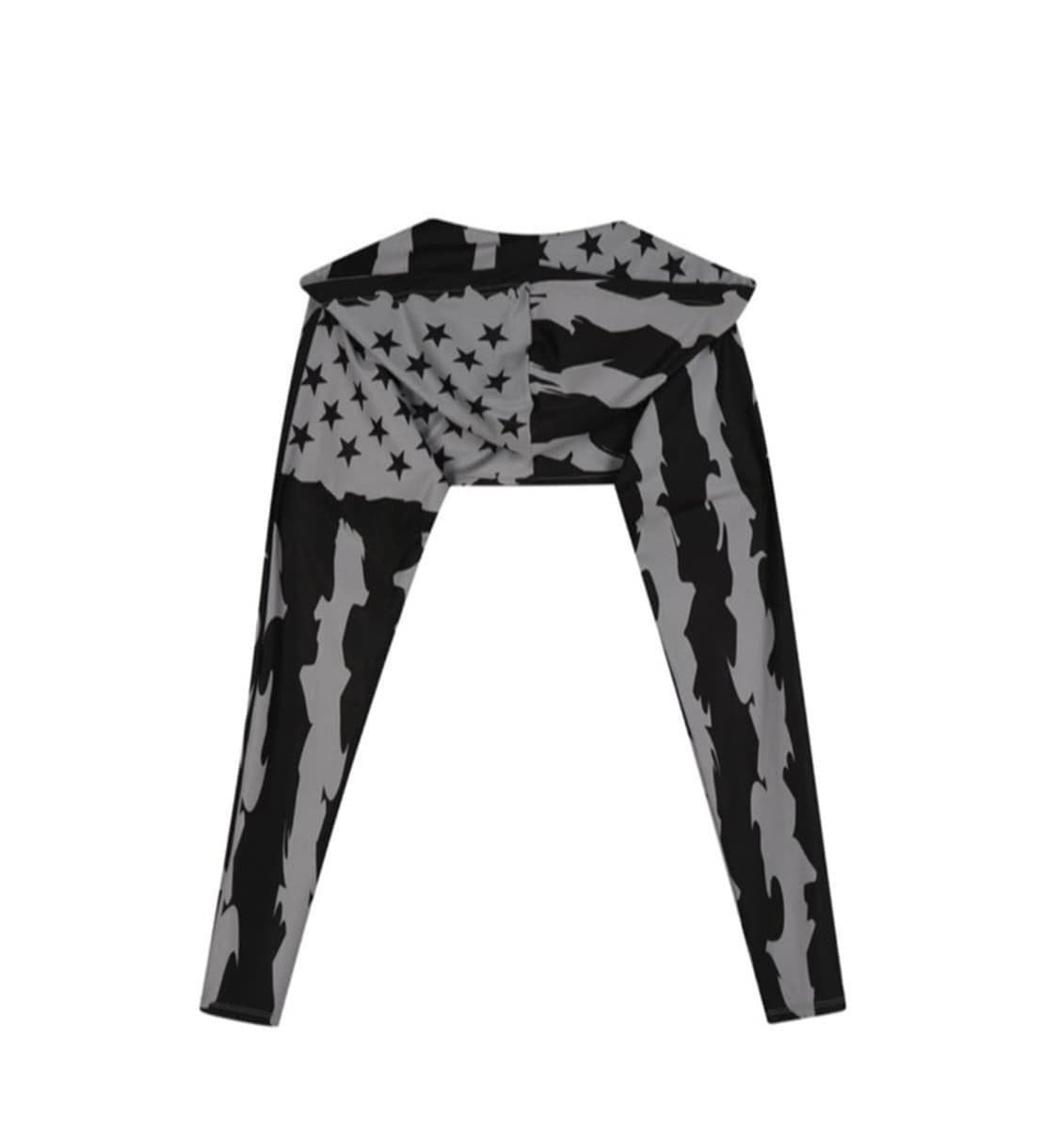 웨스켄 성조기 볼레로 후드 자켓 상품이미지2