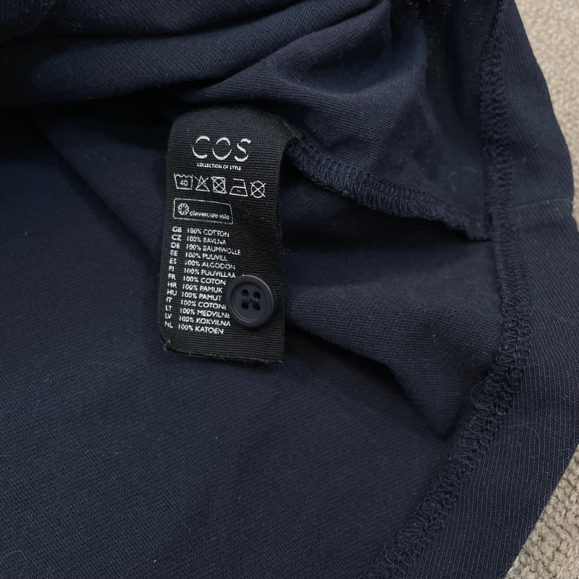cos 코스 오버핏 하프셔츠 xl 상품이미지3