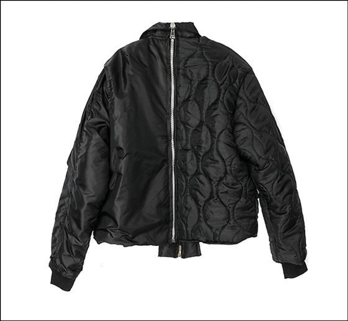 (DI)VISION / 크로피드 인사이드 아웃 집업 MA-1자켓 블랙 상품이미지2