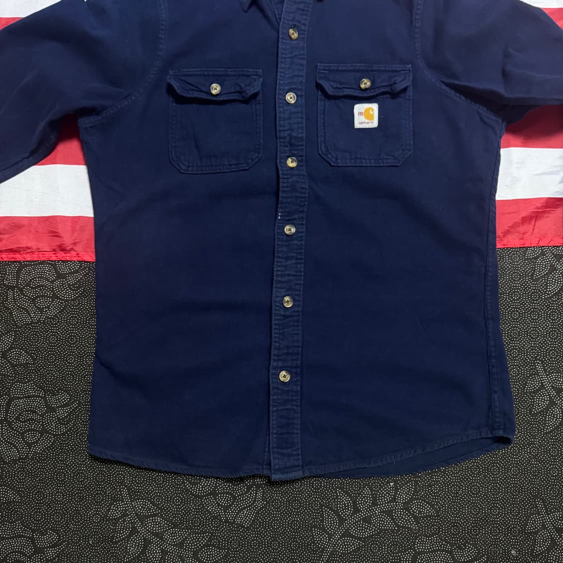 carhartt 칼하트 리메이크 워크 울 셔츠 - no,4 상품이미지3