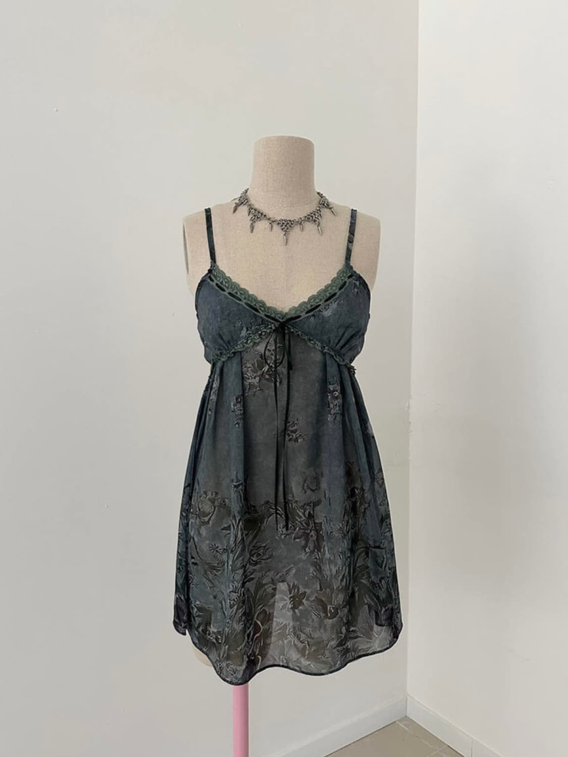 사토미라디오 floral chiffon slip 상품이미지1