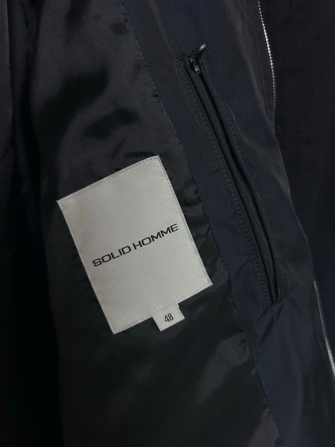 SOLID HOMME ma-1 롱 나일론 코트 상품이미지10