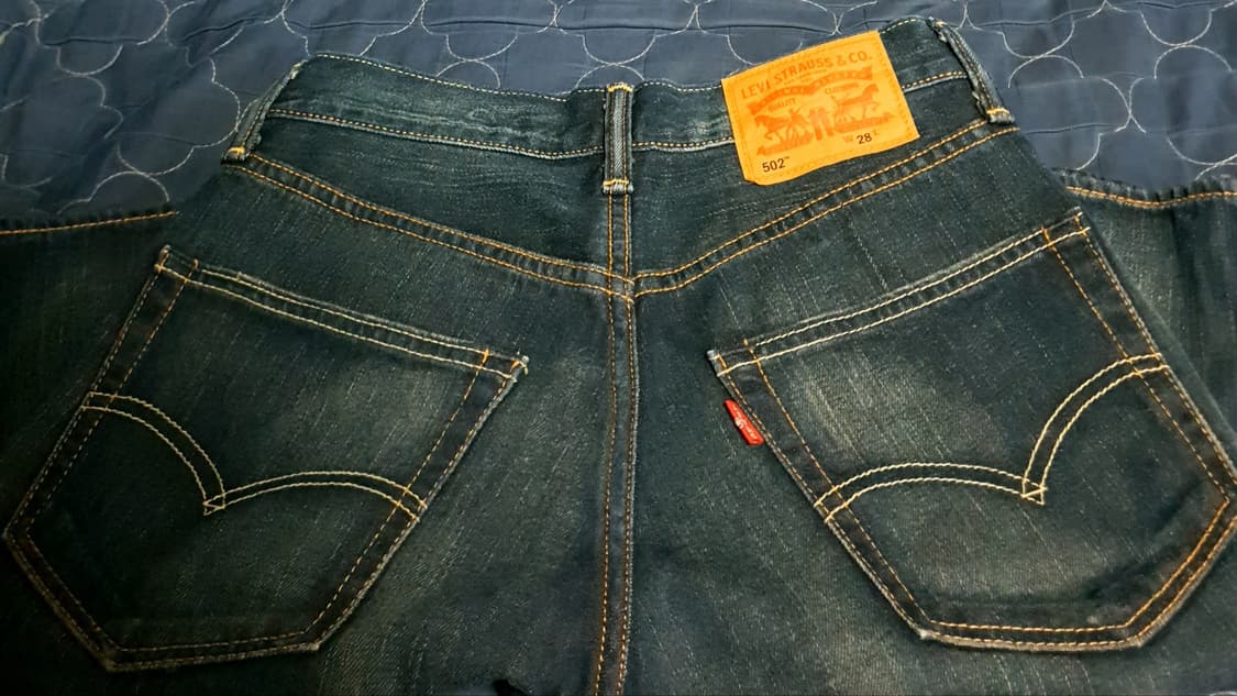 (빈티지) 리바이스 502 PCL16B 워싱 하프팬츠 (28) 상품이미지2