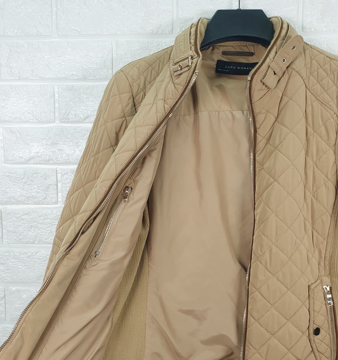 [66]자라 퀼팅 라이더 자켓  상품이미지4