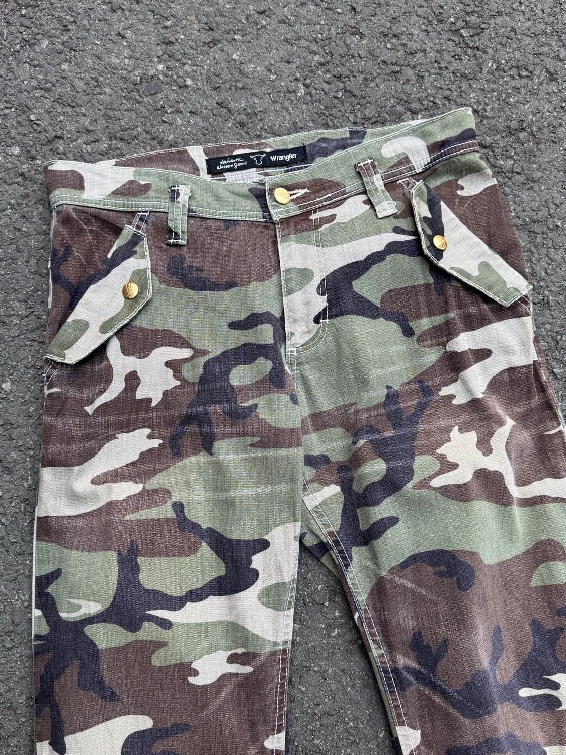 랭글러 카모 웨스턴 부츠컷 팬츠  상품이미지2