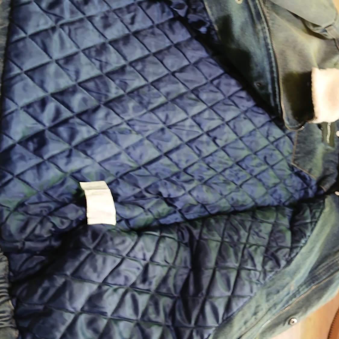 올어바웃뉴 쉐르파 탈부착 누빔 청자켓 패딩 데님 상품이미지8