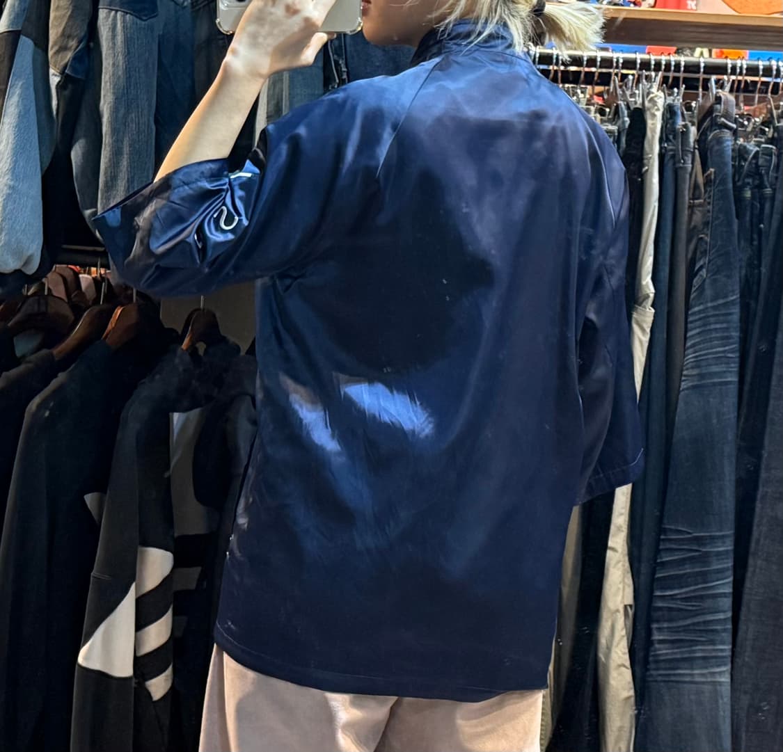 [NO.9] vtg 새틴 트랙 자켓 상품이미지5