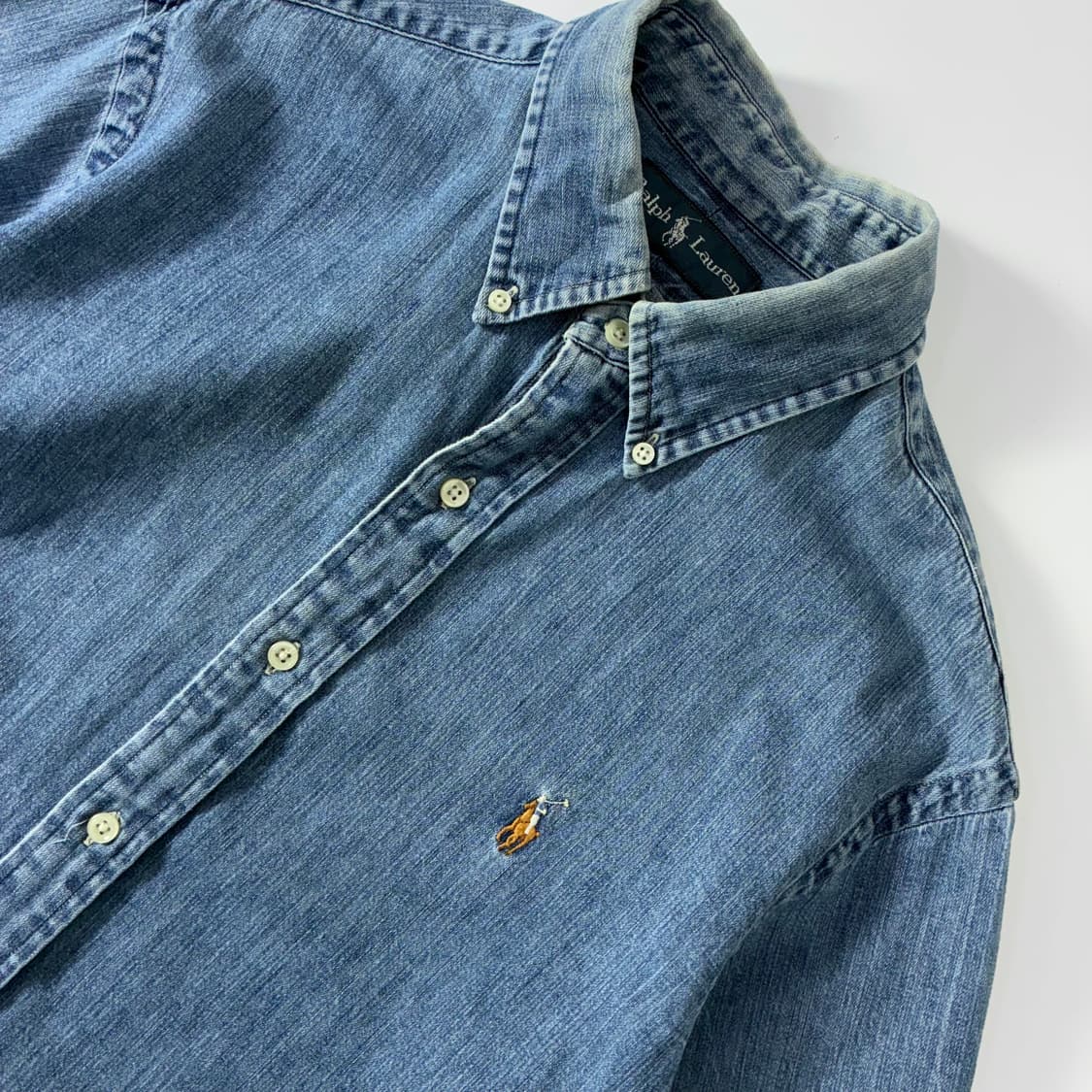 Polo 폴로 랄프로렌 샴브레이 워싱 셔츠 상품이미지3