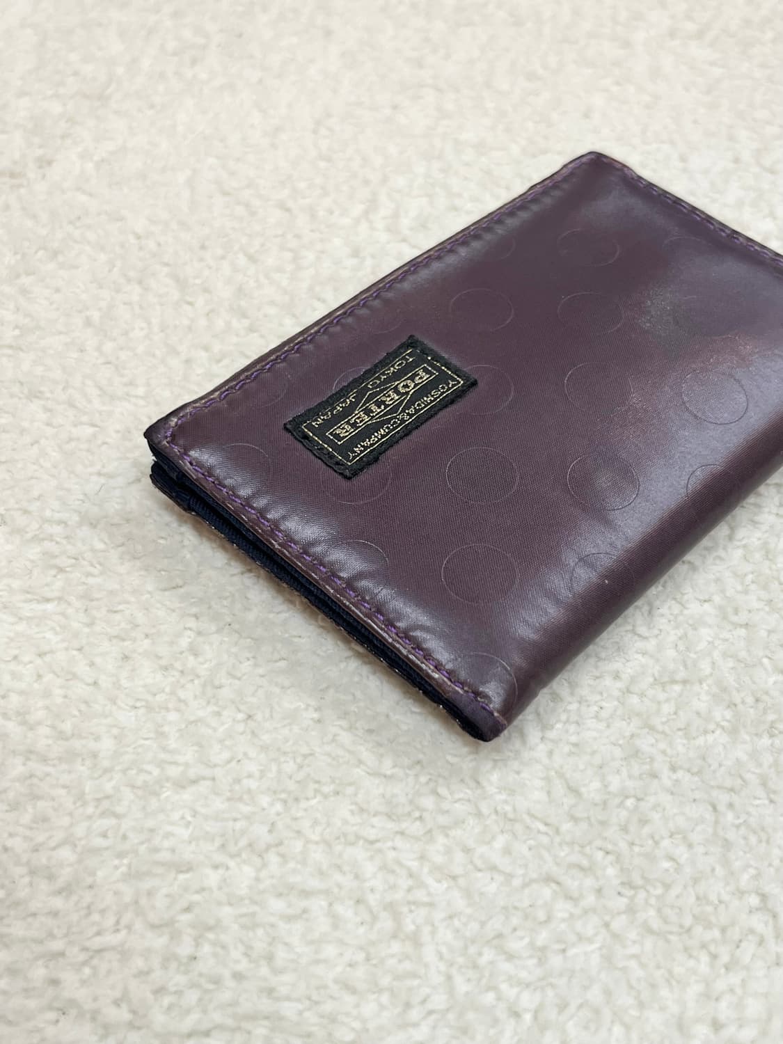 PORTER 포터 도트 지갑 퍼플 상품이미지5