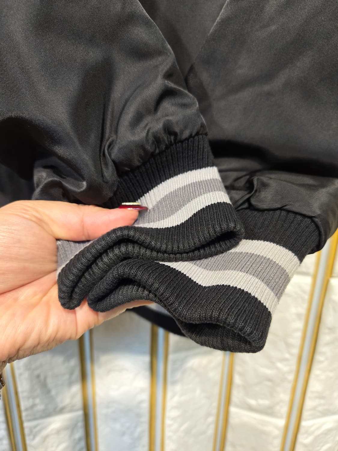 팬콧 누빔 패딩점퍼 야구점퍼 공용가능 S 상품이미지4