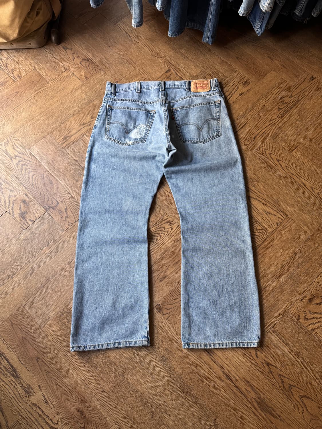 [38]00's 리바이스 517 멕시코제 블리치드 플레어진 F36 상품이미지2