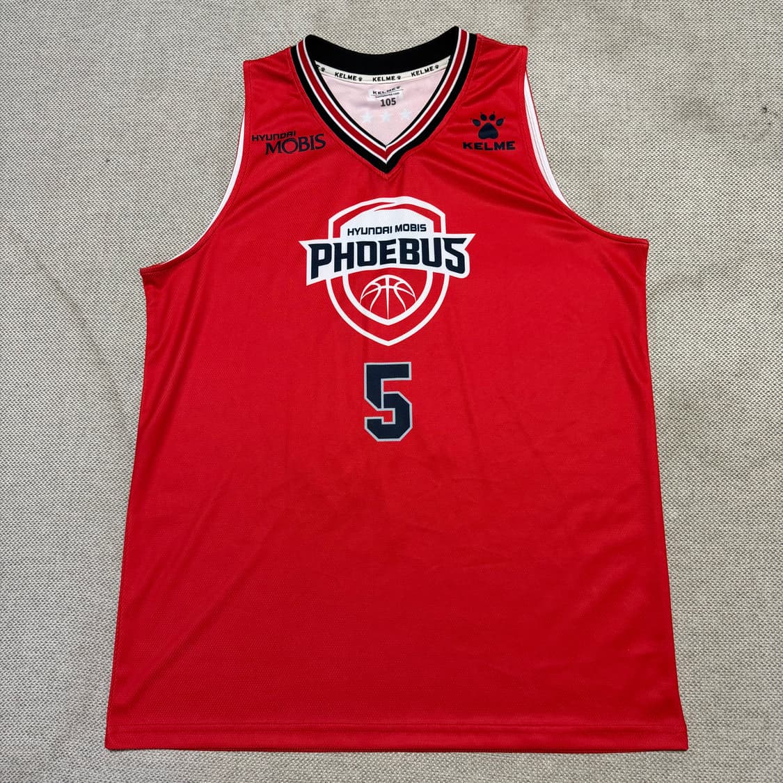 켈미 KBL 현대 모비스 김지완 농구 유니폼 상품이미지1