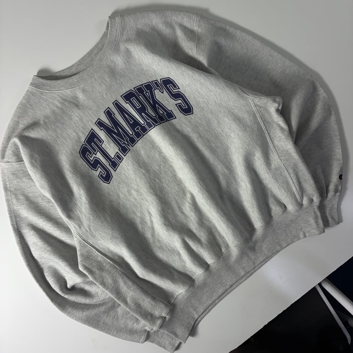 Champion  챔피언 리버스위브 그레이 맨투맨  상품이미지2