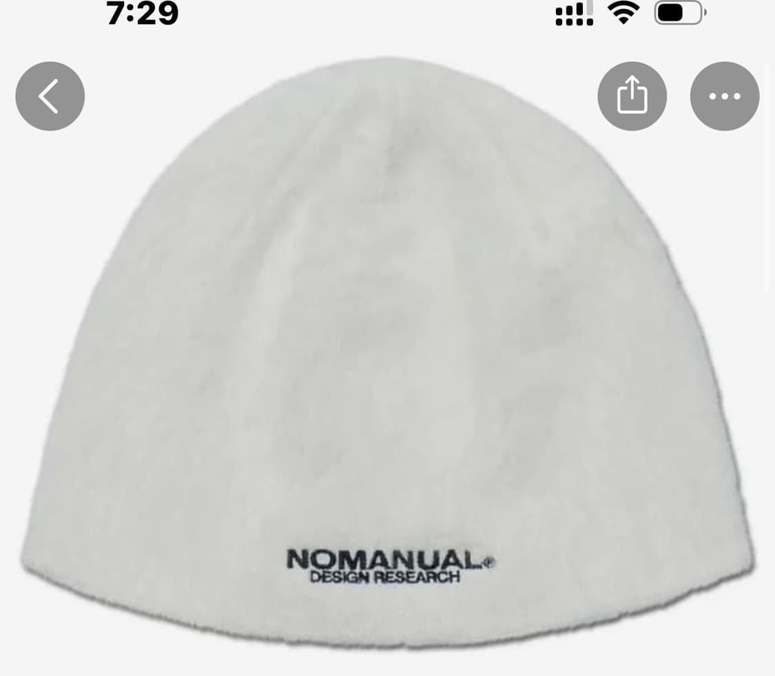 (구해요)노매뉴얼 비니 크림 상품이미지1