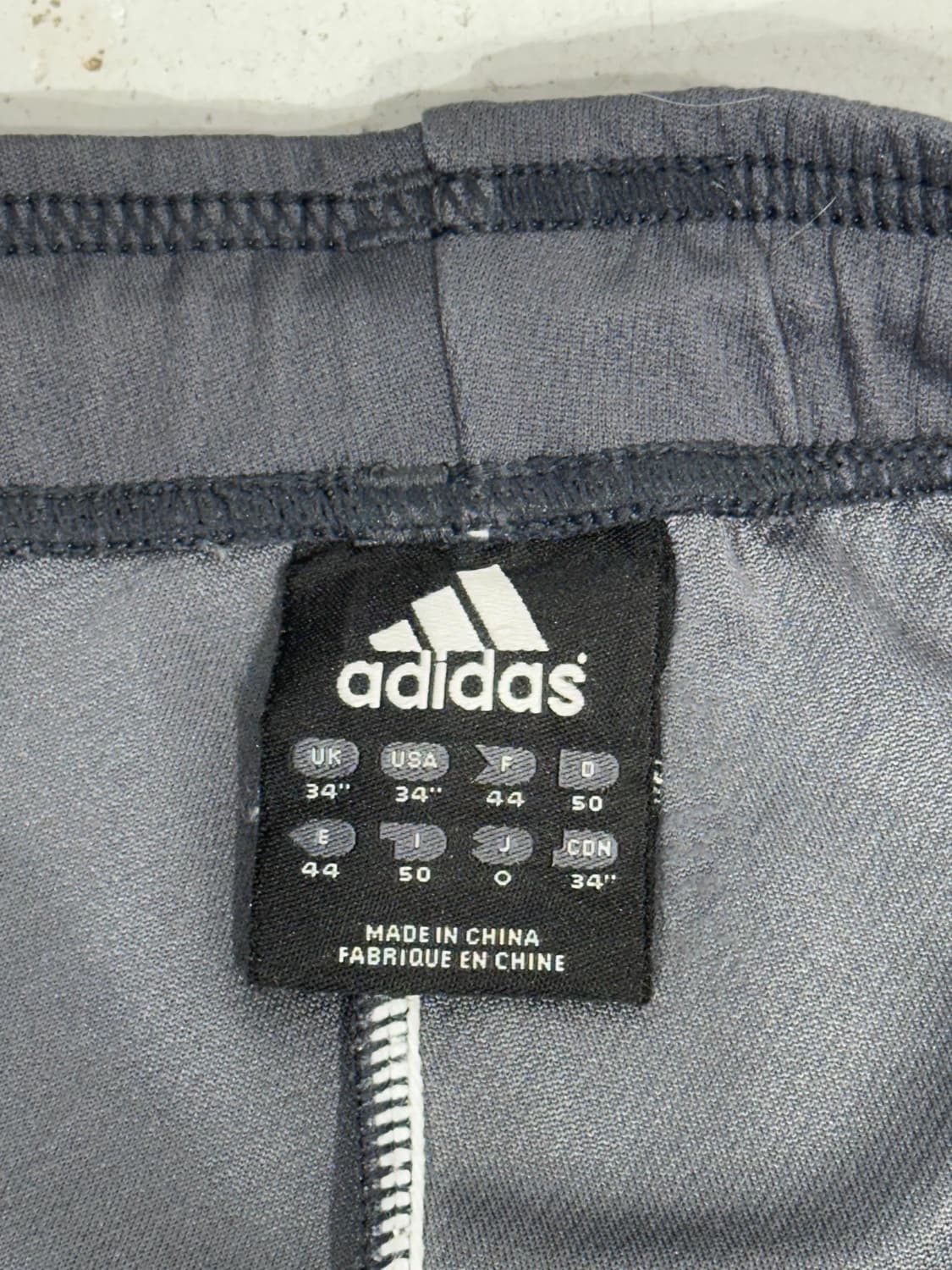 아디다스 차콜 와이드 화이트 사이드 라인 벌룬핏 추리닝 바지 L 상품이미지7