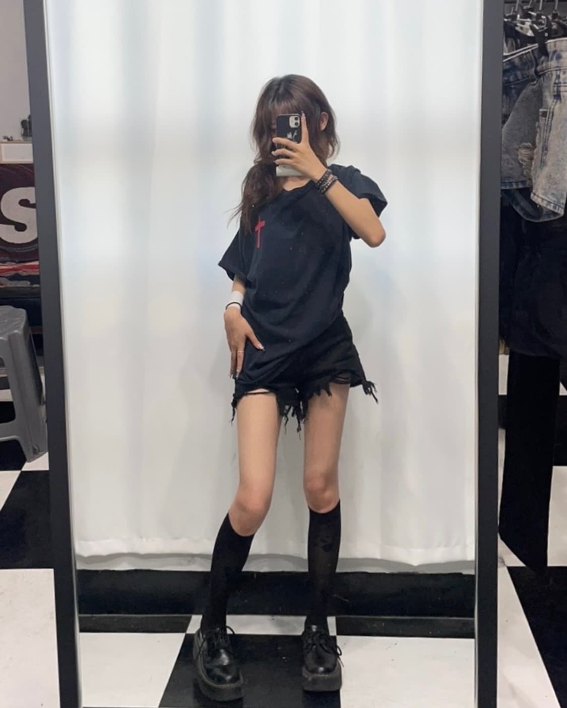 🎸블랙 백 프린팅 티셔츠🎸 상품이미지4